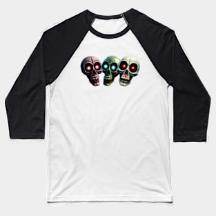 Spooky Scary Skulls - Supernatural Variant Baseball T-Shirt